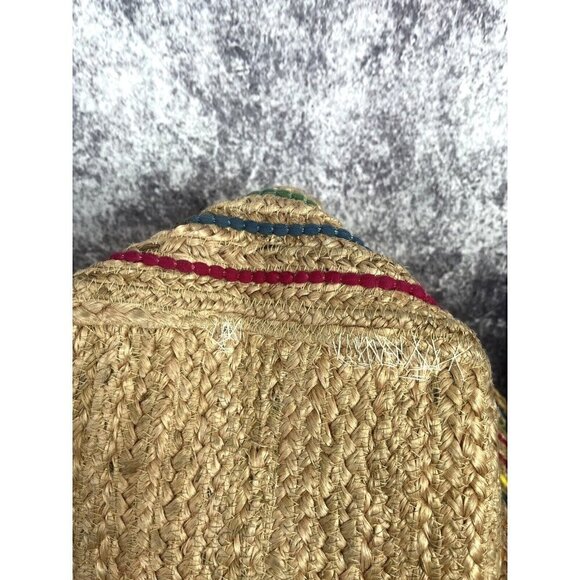 Rainbow Woven Jute Tote Handbag for Women by Antik Kraft - Picture 9 of 13